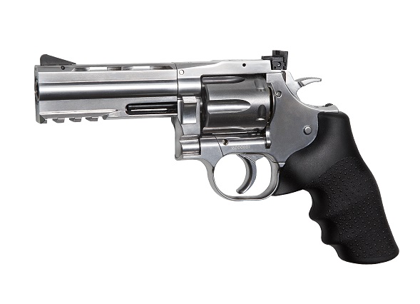 Vzduchový revolver Dan Wesson 715 4" silver na diabolky 4,5mm