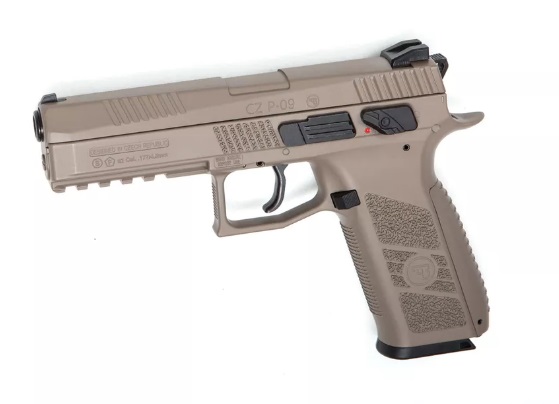 Vzduchová pištoľ CZ-75 P-09 Duty Blow Back FDE 4,5mm