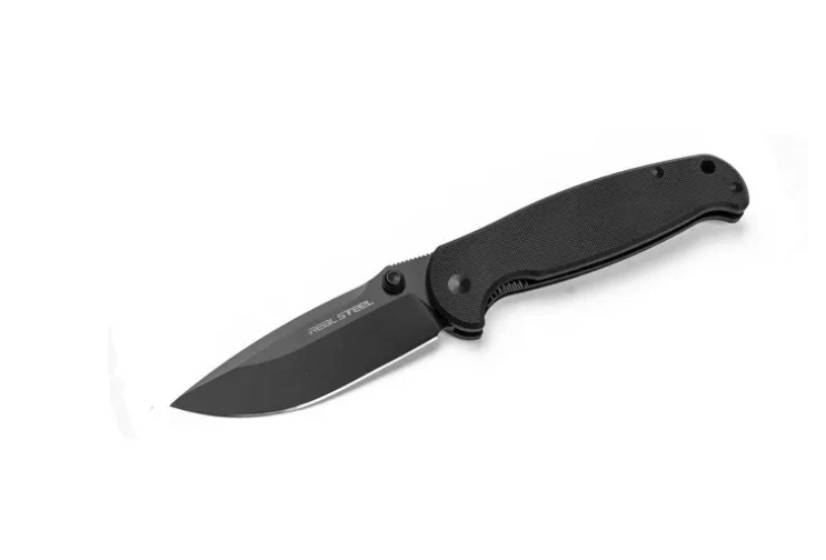 Nôž Real Steel H6 Blue Sheep All Black