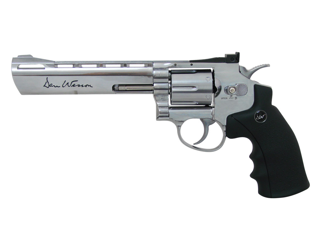 Vzduchový revolver Dan Wesson 6" cal. 4,5 mm