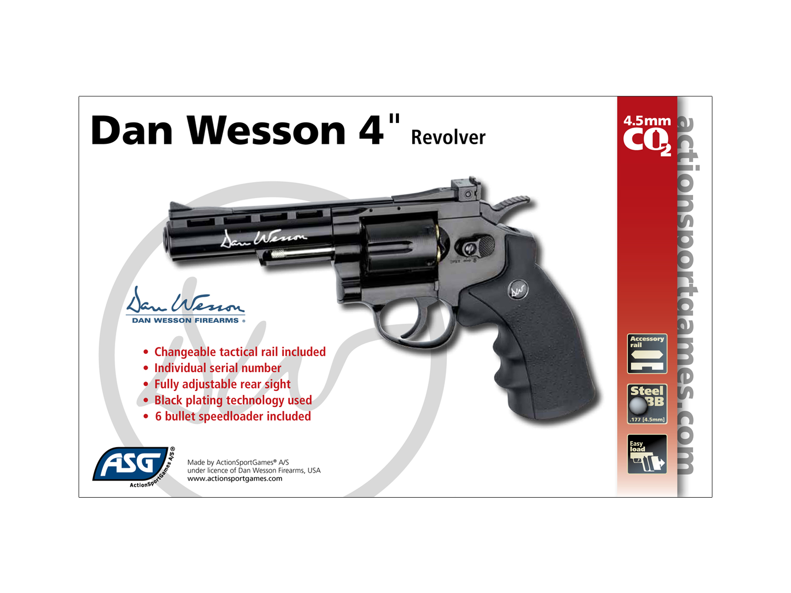 Výhodný set: Revolver Dan Wesson 4"