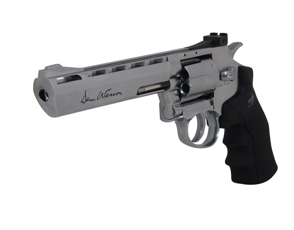Vzduchový revolver Dan Wesson 6" cal. 4,5 mm