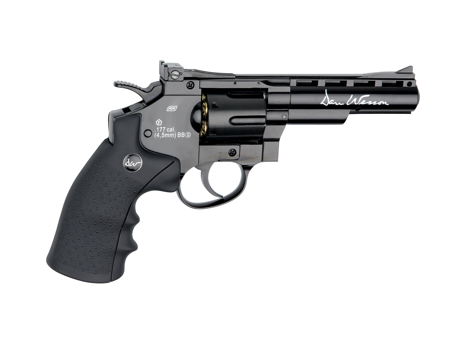 Vzduchový revolver Dan Wesson 4" cal. 4,5 mm