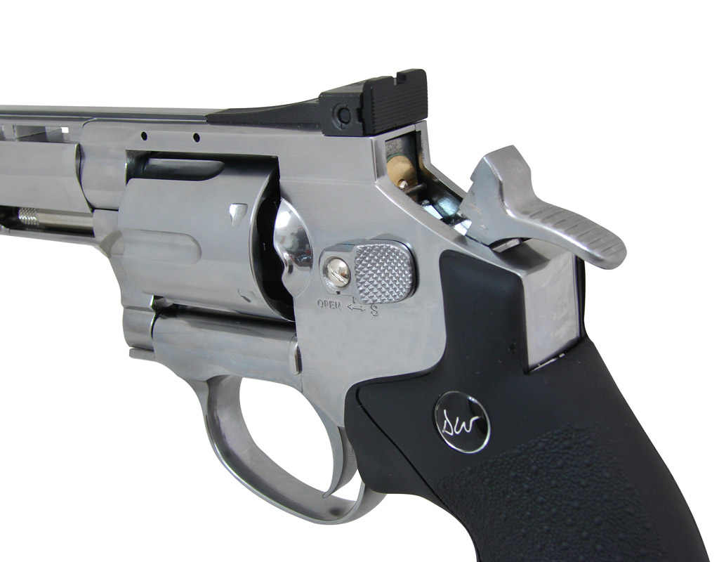 Vzduchový revolver Dan Wesson 6" cal. 4,5 mm