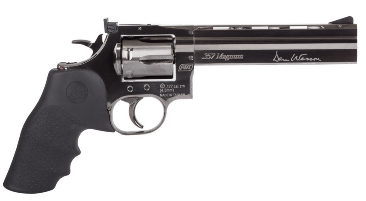 Vzduchový revolver Dan Wesson 715 6" steel grey diabolky
