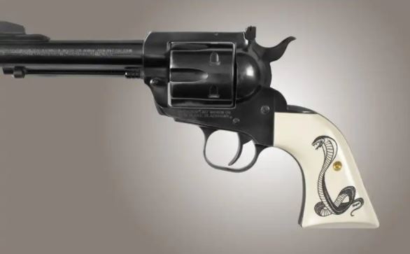 HOGUE pažbičky RUGER NEW VAQUERO/BLACKHAWK/SASS - XR3 AKRYLÁT SLONOVINA "COBRA"
