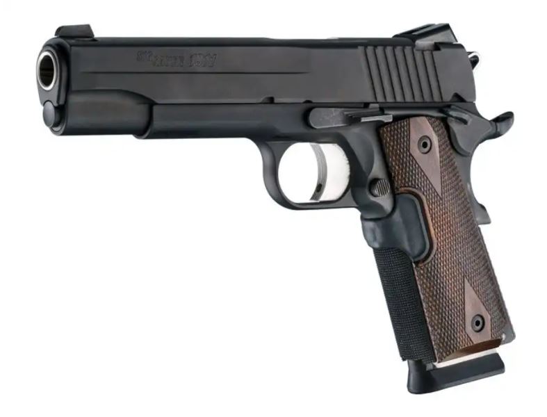 HOGUE pažbičky 1911 GOVT. WALNUT LASER