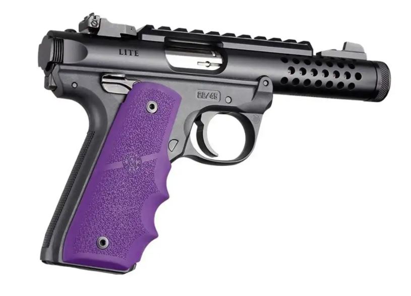 HOGUE pažbičky RUGER 22/45 MK IV fialová
