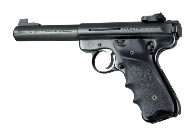 HOGUE pažbičky RUGER MK II, III "SPORT" čierna s vybraním pre prsty pravák