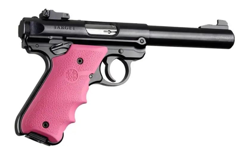 HOGUE pažbičky RUGER MK IV ružová