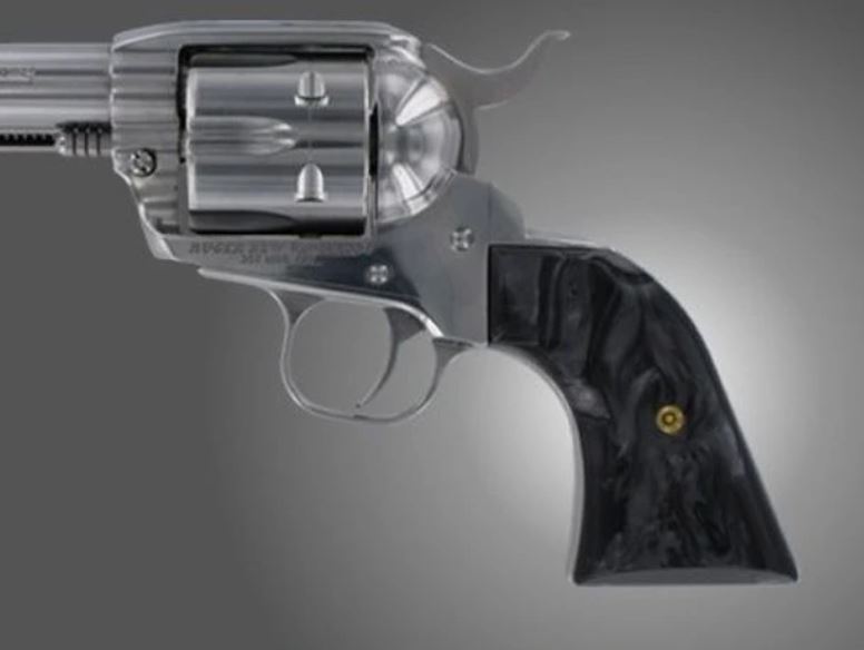 HOGUE pažbičky RUGER NEW VAQUERO/BLACKHAWK/ SASS VAQUERO - XR3 PERLEŤ ČIERNA