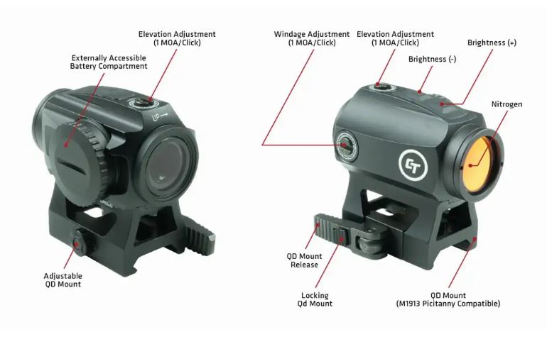 Kolimátor pre pušky a karabíny Crimson Trace CTS-1000