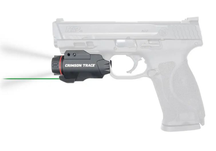 Svietidlo Crimson Trace CMR-207G Rail Master Pro universal pistol so zeleným laserom
