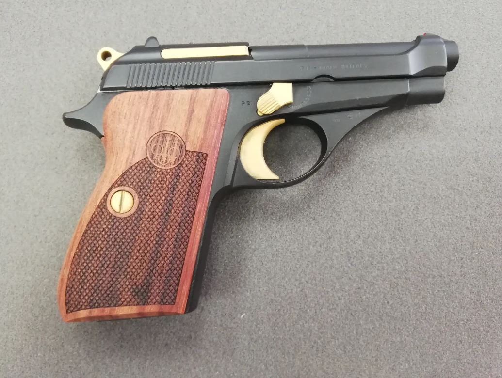 Pažbičky KSD Beretta 70 a 71 rosewood logo