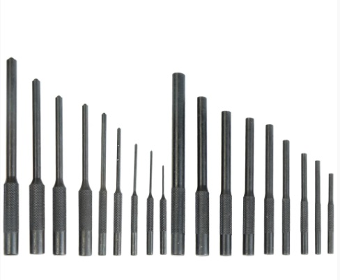 Sada vyrážačov s kladivkom Wheeler Engineering Master Roll Pin Punch Set