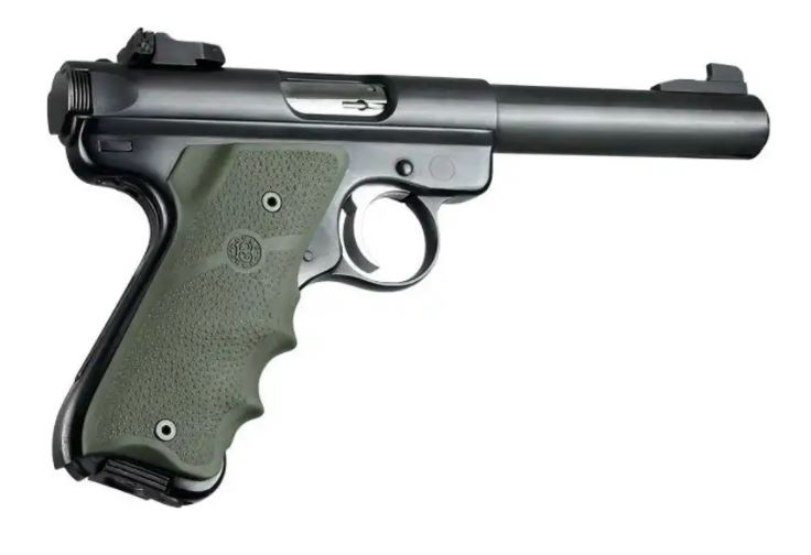 HOGUE pažbičky RUGER MK II, III OD GREEN