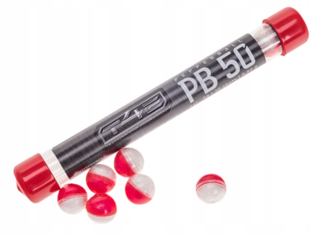 Gumenné projektily T4E Pepperball PB 50 0,82 g, kal. .50, 10 ks