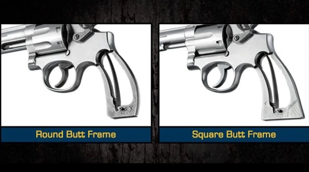 HOGUE Hogue Smith & Wesson N rám square butt čierne
