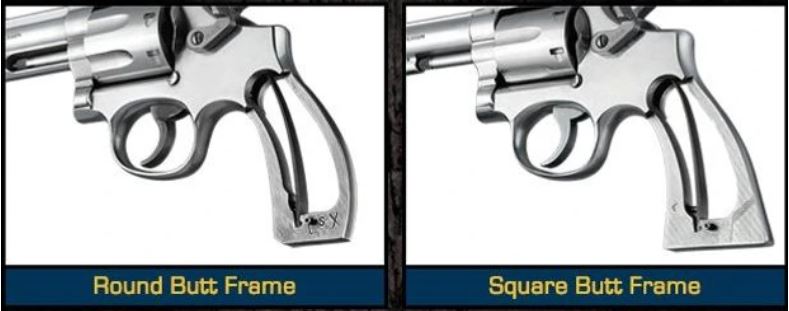 Pažbičky Hogue Smith & Wesson K/L ROUNDBUTT rám čierna