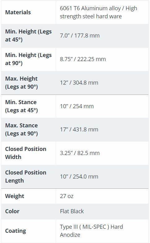 Bipod ACCU-TAC LR-10 G2 