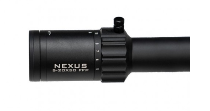 Puškohľad ELEMENT OPTICS Nexus 5-20x50 FFP APR-2D MRAD