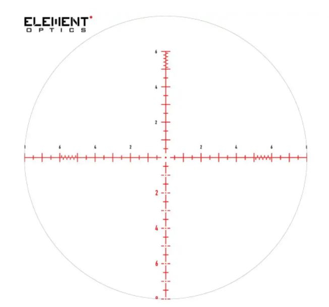 Puškohľad ELEMENT OPTICS TITAN 5-25X56 FFP APR-1C MRAD