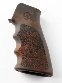 Hogue AR-15 pištoľová rukoväť s tvarovaním pre prsty Red Lava