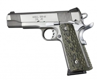 HOGUE pažbičky 1911 GOVT. G10 CHAIN LINK KIT ZELENÁ