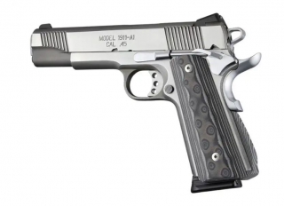 HOGUE pažbičky 1911 GOVT. G10 KIT šedý