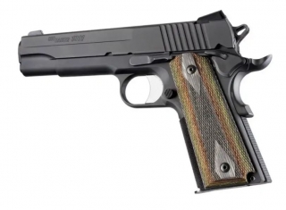 HOGUE pažbičky 1911 GOVT. Lamo Camo zdrsnená