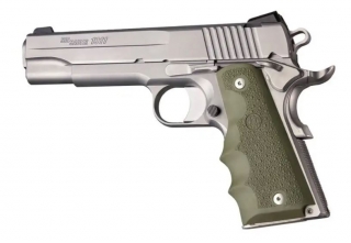 HOGUE pažbičky 1911 GOVT. OD GREEN