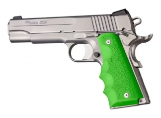 HOGUE pažbičky 1911 GOVT. zombie green