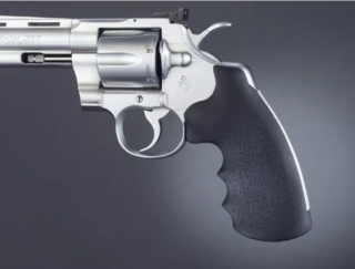 HOGUE pažbičky COLT PYTHON čierna