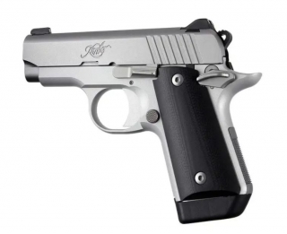 HOGUE pažbičky KIMBER .380/9 MM BR. G10 čierna