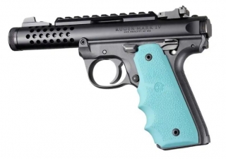 HOGUE pažbičky RUGER 22/45 MK IV aqua