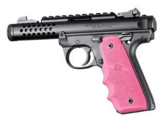 HOGUE pažbičky RUGER 22/45 MK IV ružová