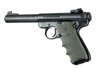 HOGUE pažbičky RUGER MK II, III OD GREEN