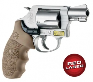 HOGUE pažbičky SMITH & WESSON J ROUND BUTT LASER FDE