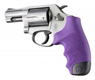 HOGUE pažbičky SMITH & WESSON J RÁM FIALOVÁ