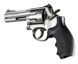 Pažbičky Hogue Smith & Wesson K/L ROUNDBUTT rám čierna Bantam
