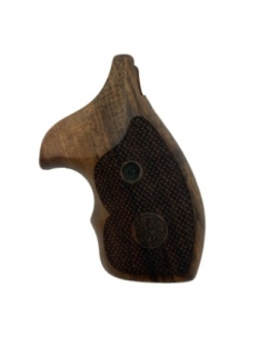 Pažbičky KSD Smith & Wesson J rám round butt ultra compact orech
